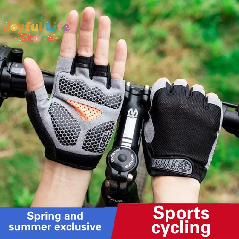 Outdoor Sport Gloves - Hot Half Finger Cycling Gloves Men