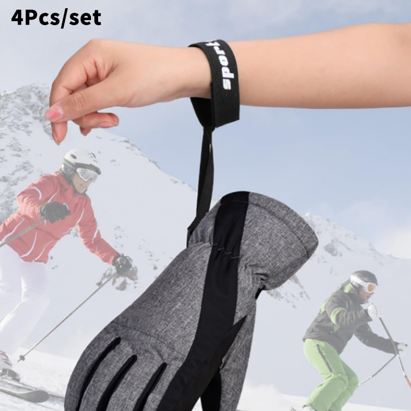 4Pcs Ski Glove Wrist Strap Glo – Outdoor Sport Gloves Bewertung und Preis
