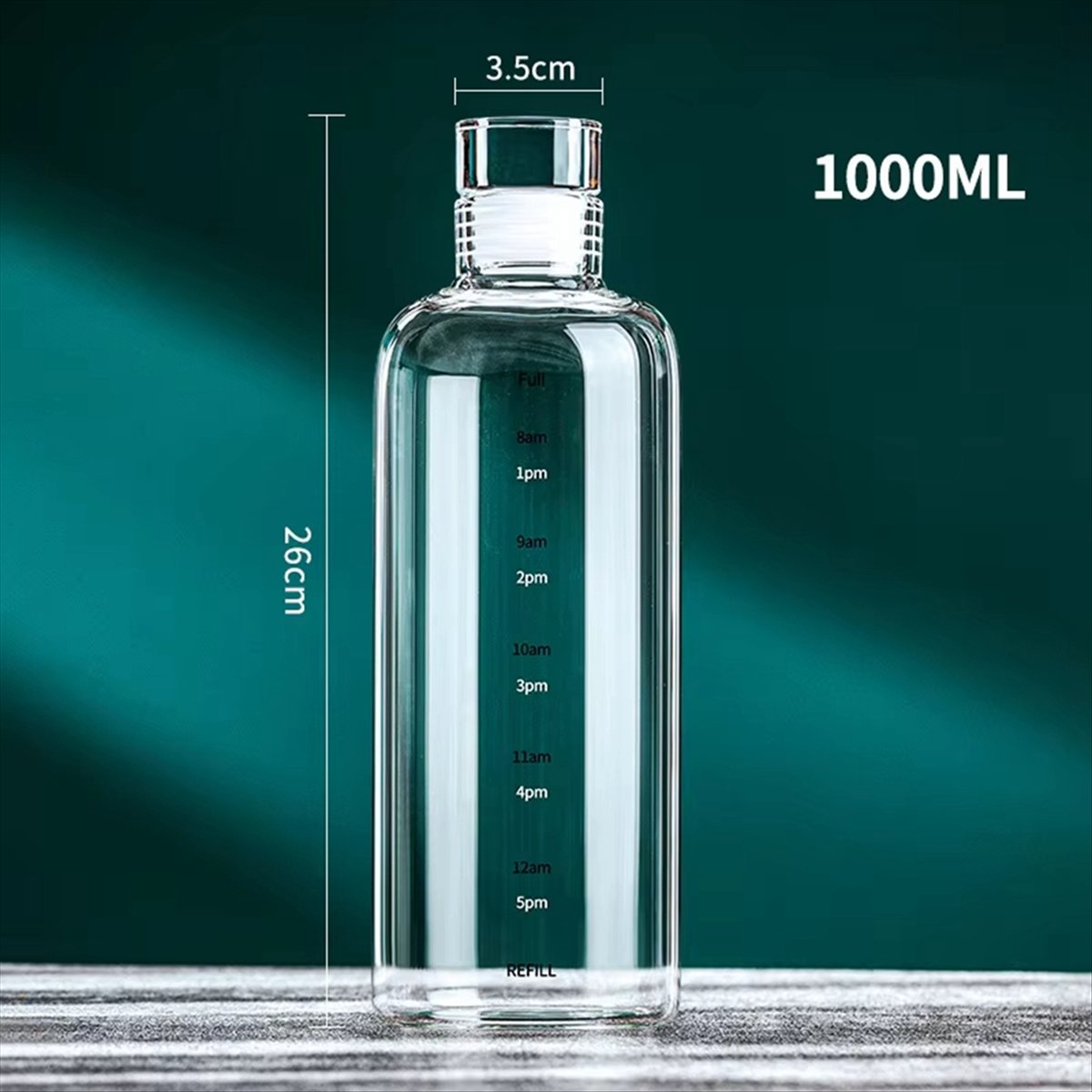 Okay 1000ml Glass Sport Water  – Outdoor Sport Glass Water Bottle Bewertung und Preis
