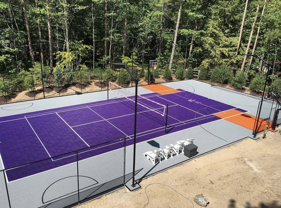Eco-Friendly Plastic Custom Lo – Outdoor Sport Court Tiles Bewertung und Preis