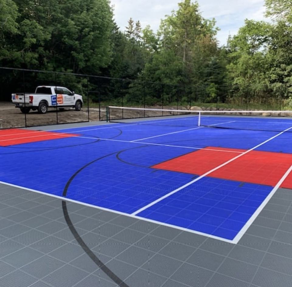 Eco-Friendly Plastic Custom Lo – Outdoor Sport Court Tiles Bewertung und Preis