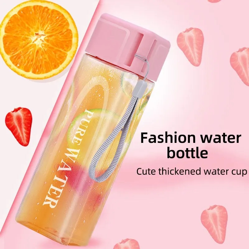 450ml,1 Pcs Clear Square Drink – Outdoor Sport Glass Water Bottle Bewertung und Preis