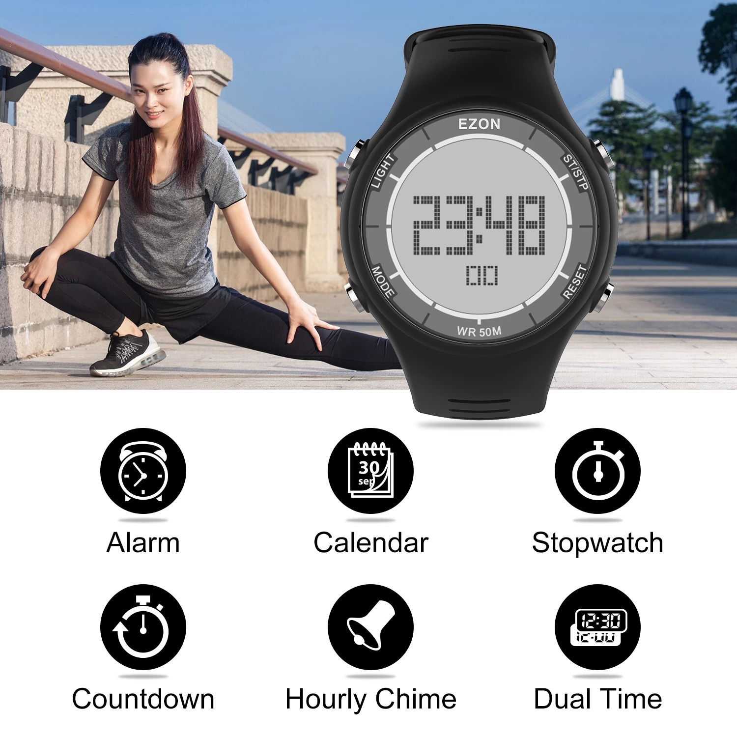 EZON New Fashion Woman Digital – Outdoor Sport Lights Bewertung und Preis