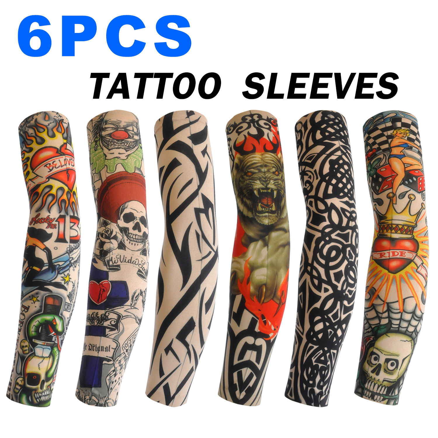 6 PCS Tattoo Sleeve for Men Wo – Outdoor Sport Gloves Bewertung und Preis