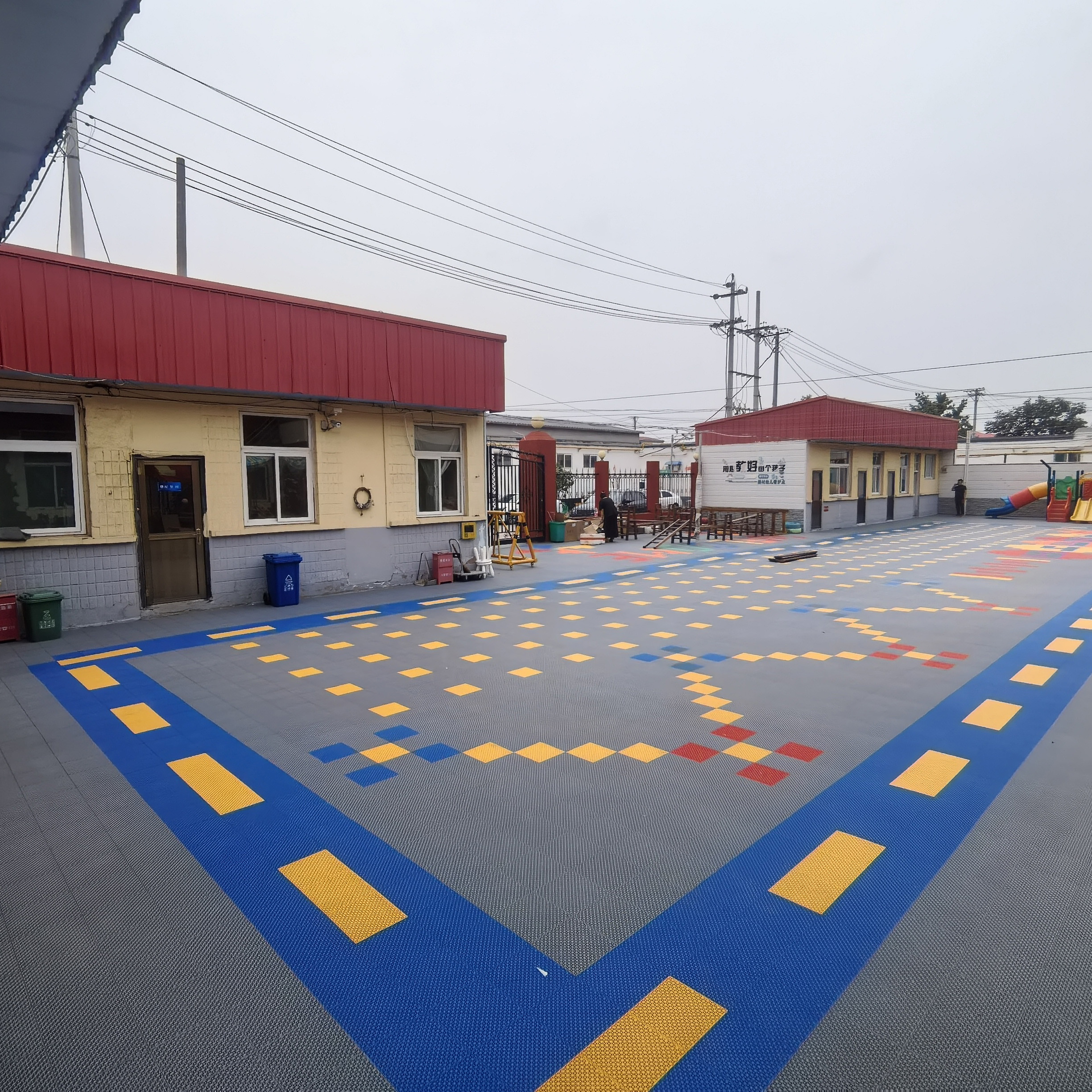 PP Plastic Custom Logo Outdoor – Outdoor Sport Court Tiles Bewertung und Preis