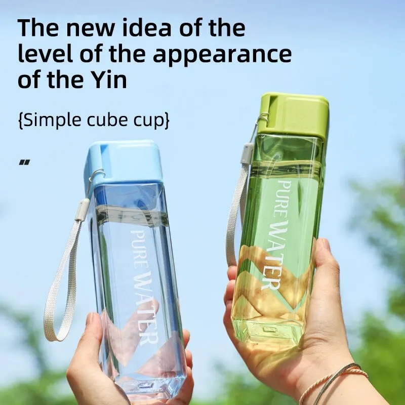 450ml,1pcs Clear Square Drinki – Outdoor Sport Glass Water Bottle Bewertung und Preis
