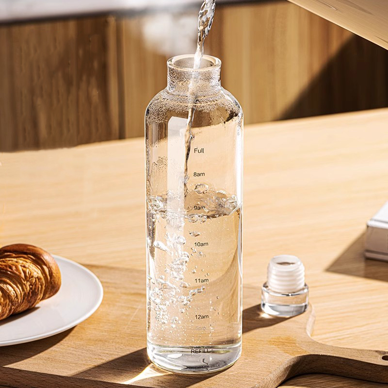 FOME 500/750/1000ml Glass Spor – Outdoor Sport Glass Water Bottle Bewertung und Preis