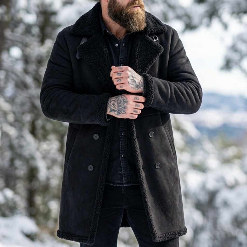 Men's Faux Suede Fur Lined Win – Outdoor Sport Jacket Bewertung und Preis