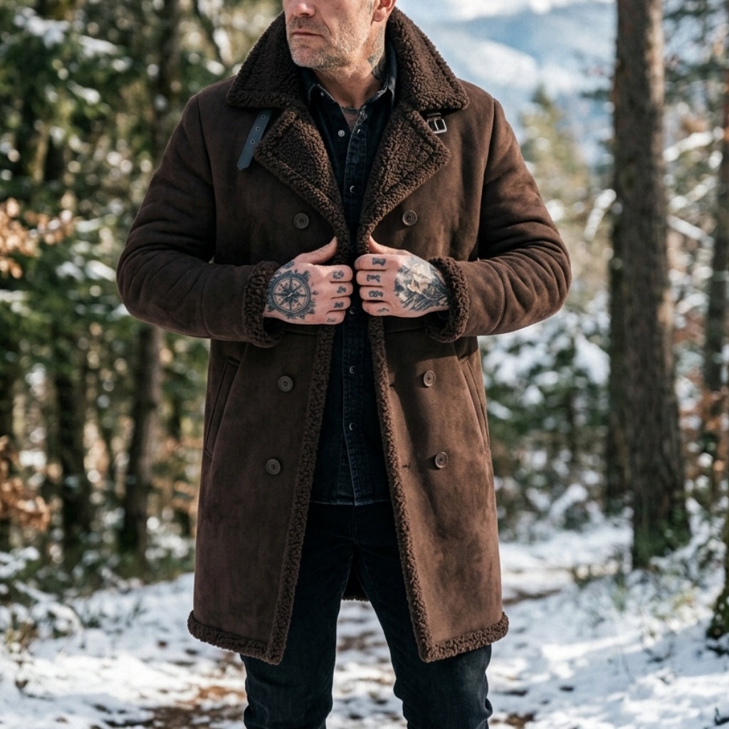 Men's Faux Suede Fur Lined Win – Outdoor Sport Jacket Bewertung und Preis