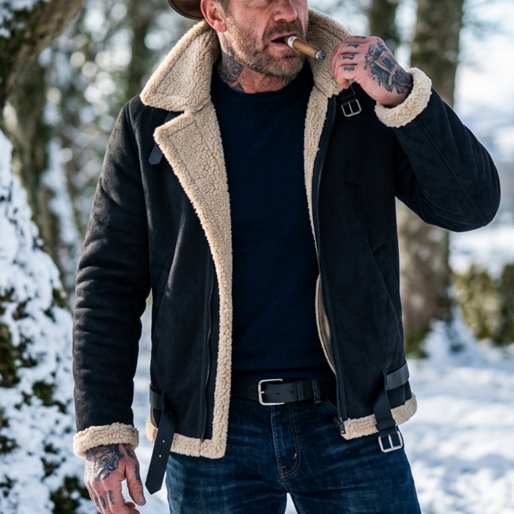 Men Winter Faux Suede Jacket F – Outdoor Sport Jacket Bewertung und Preis