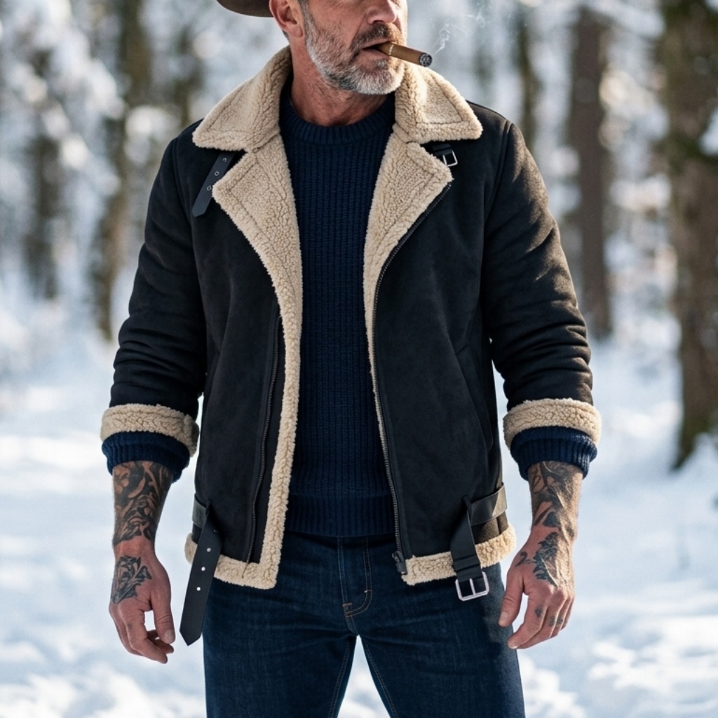 Men Winter Faux Suede Jacket F – Outdoor Sport Jacket Bewertung und Preis