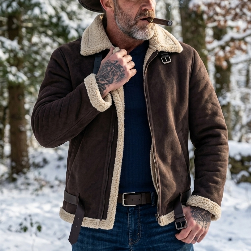 Men Winter Faux Suede Jacket F – Outdoor Sport Jacket Bewertung und Preis