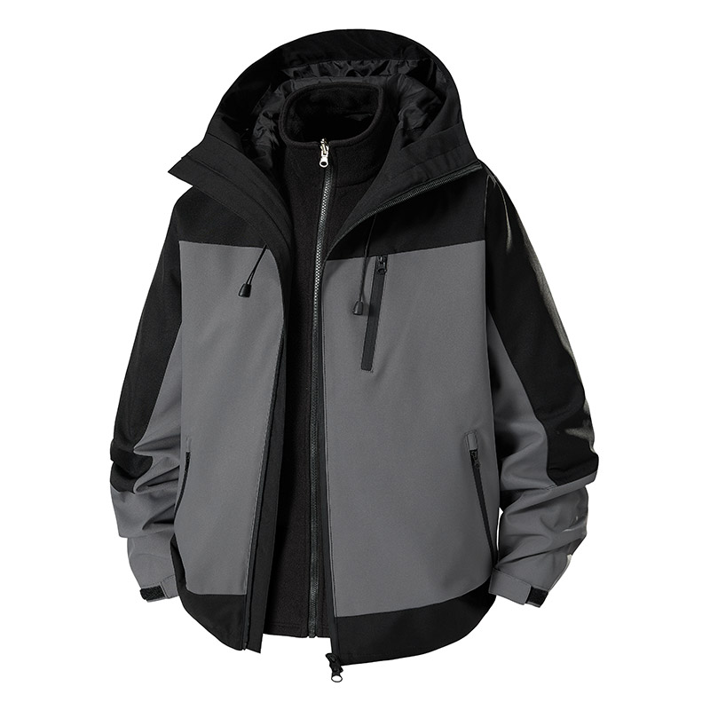 3-in-1 Splicing Mens Hiking Ja – Outdoor Sport Windbreaker Bewertung und Preis