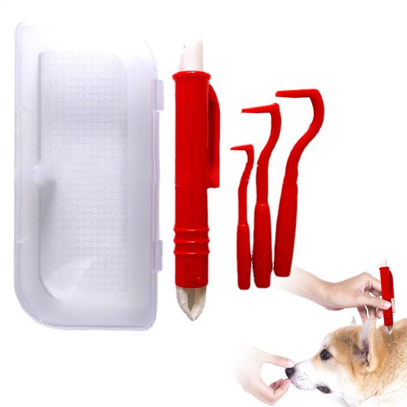4Pcs/set Pet Tick Remover Kit  – Grooming Kit Horse Bewertung und Preis