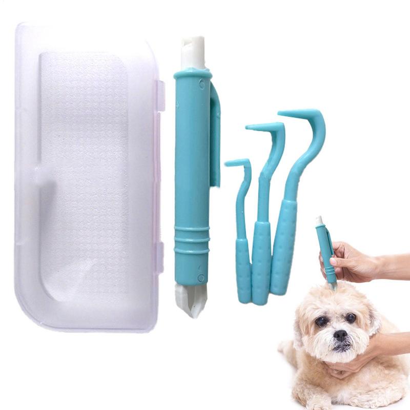 4Pcs/set Pet Tick Remover Kit  – Grooming Kit Horse Bewertung und Preis