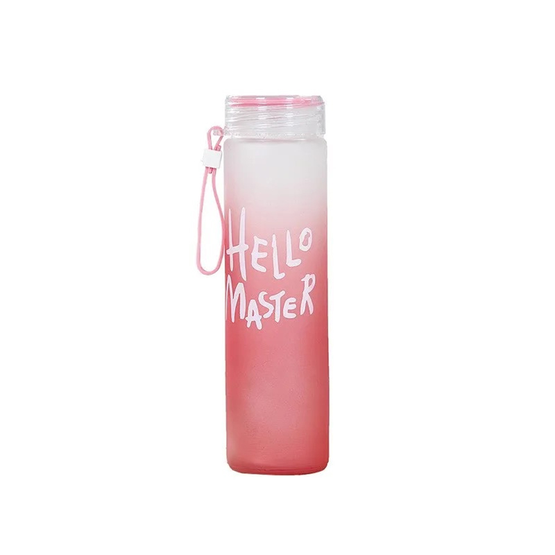 350ml Sport  Silicone Letter T – Outdoor Sport Glass Water Bottle Bewertung und Preis