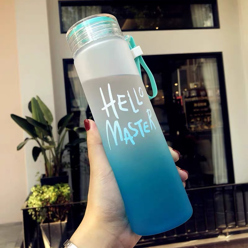 350ml Sport  Silicone Letter T – Outdoor Sport Glass Water Bottle Bewertung und Preis