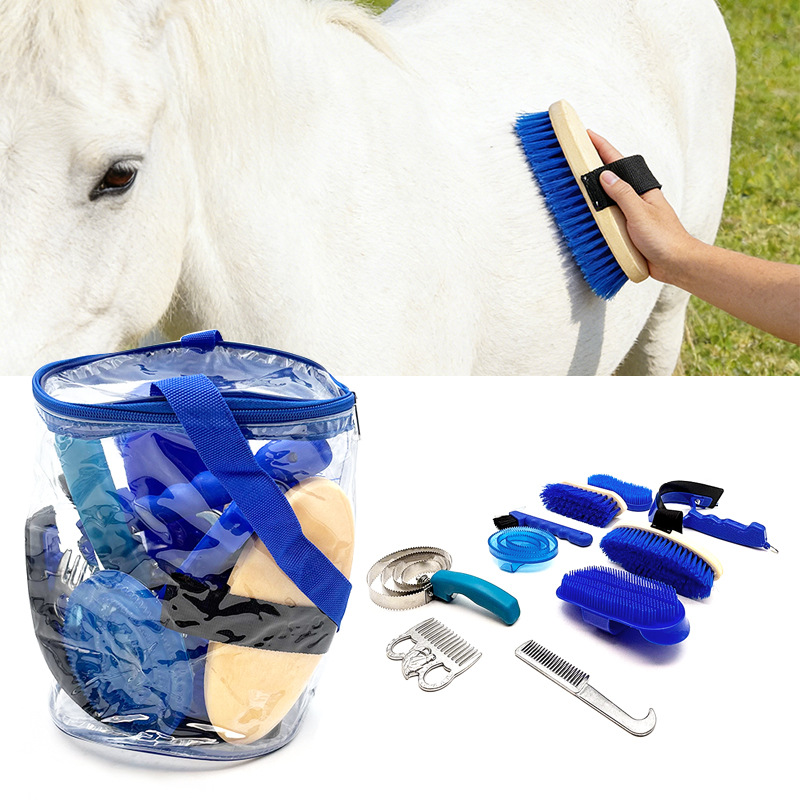 Stable Cleaning Set, Full Set  – Grooming Kit Horse Bewertung und Preis