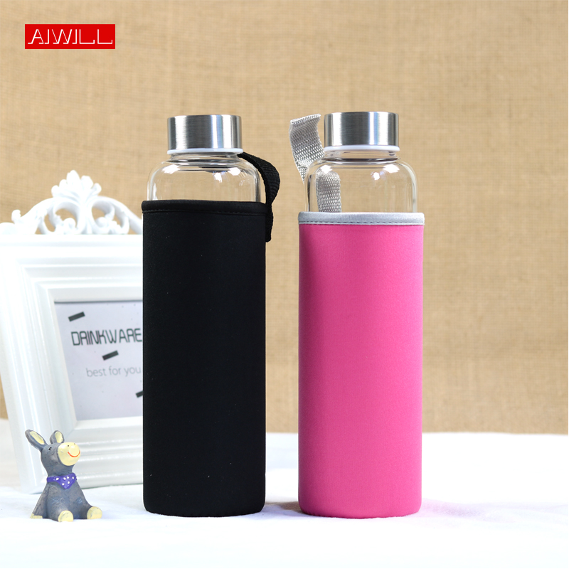 AIWILL Hot Selling Glass Sport – Outdoor Sport Glass Water Bottle Bewertung und Preis